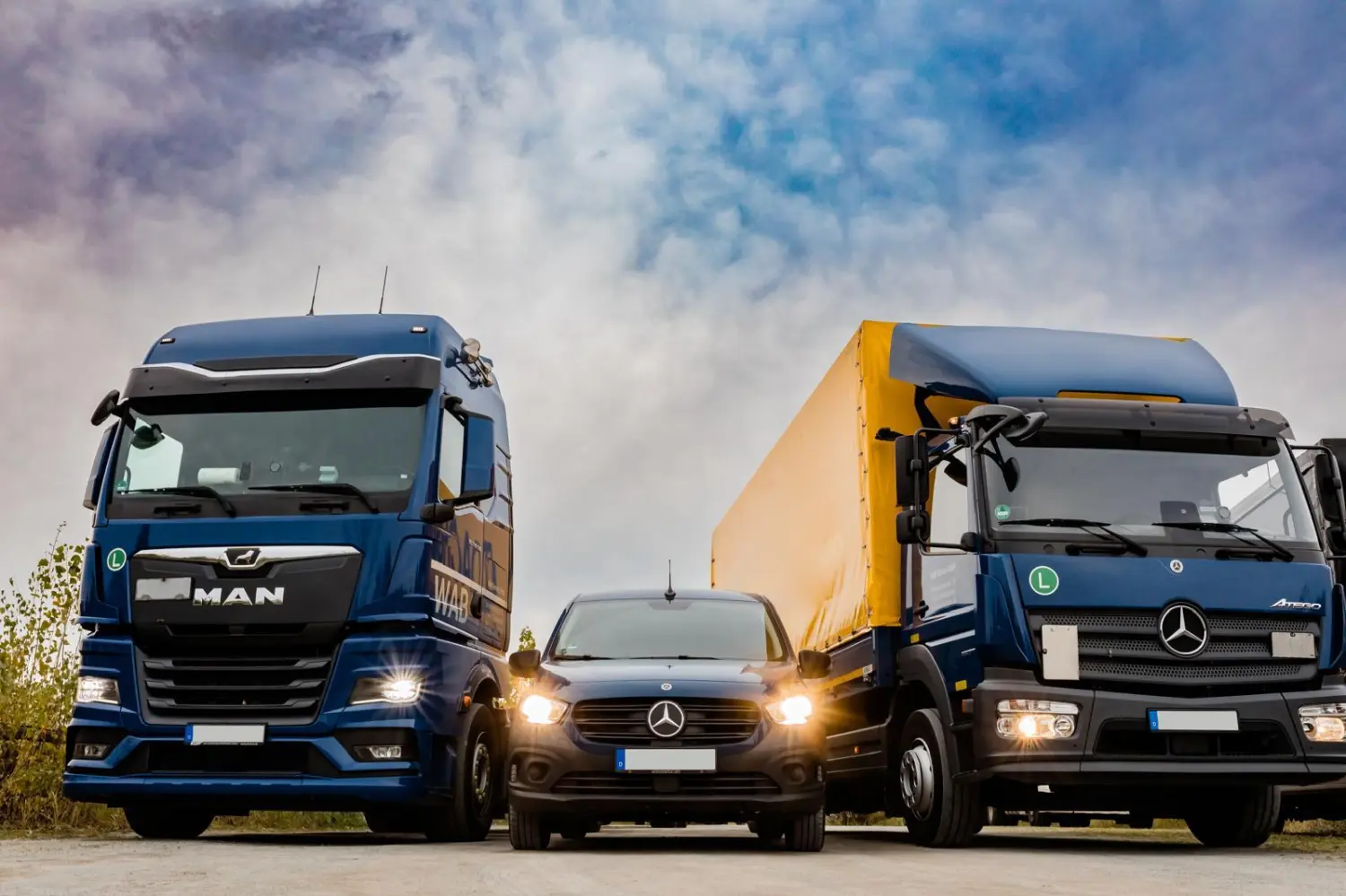 Kleintransporter der WAB Service gmbH
